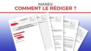 How to easily write your MANEX (drone) - My 7 tips!