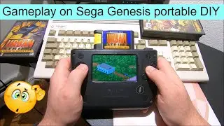 Some Gameplay on my first homemade Sega Genesis portable DIY