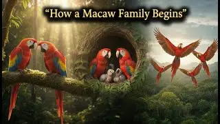 The Complete Life Journey of Scarlet Macaws | Nature Documentary