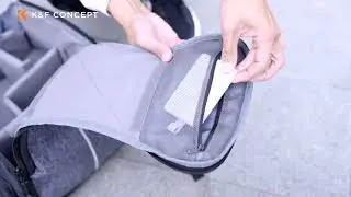 Sac &agrave; dos pour appareil photo 25 L Grande capacit&eacute; pour photographes avec housse