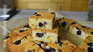 Lemon Blueberry White Chocolate Blondes Recipe | A Home Cooking Journey Production