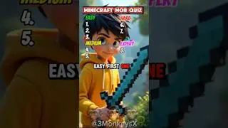 🔥 Сможете ли вы назвать этих мобов в Minecraft?