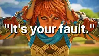 I'm sick of being blamed for bad games