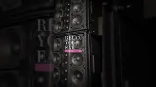 Active sound system #linearray #soundequipment #liveband #stagesound #activesound