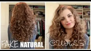 How To Fake Naturally Curly Hair!