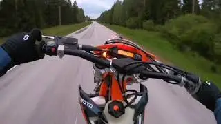 Ktm excf 500 wheelie 150kmh