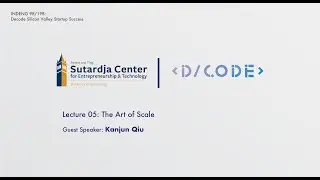 Art of Scale with Former Chief of Staff at Dropbox (Kanjun Qiu) | Decode Academy UC Berkeley 2019