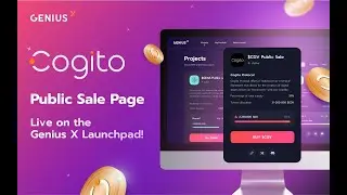 Protocolo Cogito (CGV) - Pr&eacute;-venda na Genius X (29-30/05/2023) #SingularityNET #AGIX #Nunet #Cardano