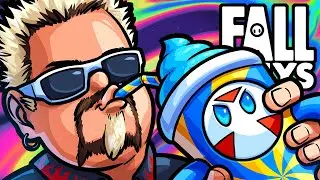 Fall Guys Funny Moments - Guy Ferarri Ate Our Doordash Order!