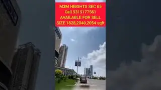 M3M HEIGHTS SEC 65 #realestate #property #home #golfcourseextensionroad #gurgaonhomes #realestate
