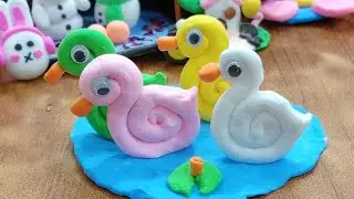 Make Clay Duck||How to make cute duck||Diy cute Clay Duck