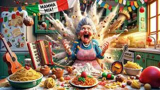Nonna's Christmas Cooking | Italian Meme Christmas Song | Bombardino Style