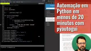 Automação em Python em menos de 20 minutos com pyautogui