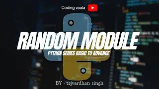 Python Tutorial #51 RANDOM module