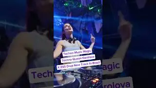 Epic Drop! Techno Music Energy DJ Korolova Performs &ldquo;Universe&rdquo; Live In Brazil Green Valley Stage #dj