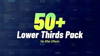 Stylish & Modern Lower Thirds Pack - After Effects Template