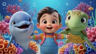 🐠🎵 Baby Ocean Friends Song for Kids! | Fun Sea Animals & Nursery Rhyme 🌊 | Learn with Fun