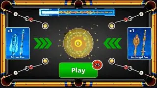 8 ball pool 15 Legendary Cue From 75 Golden Shot 😍 8bp