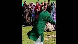 Cature common dance in Gilgit Baltistan.culture in Gilgit .And back side beautiful view.