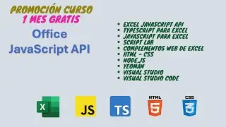 🔊 Aprende GRATIS a Programar JavaScript y TypeScript desde Excel y Crear Complementos Web