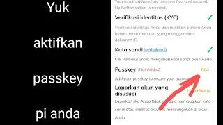 AKTIFKAN PASSKEY PI ANDA,AGAR LEBIH AMAN