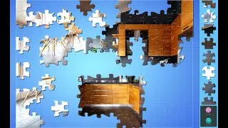 Solving Magic Jigsaw Puzzles 128 (140 pcs) Modern kitchen design idea