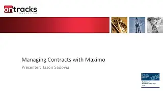 Contracts Management in IBM Maximo