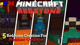 5 Awesome Redstone Creation for Nether Update In Minecraft Pocket Edition