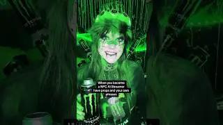 TikTok NPC AI Monster Energy Girl #cosplay #monsterenergy #funny