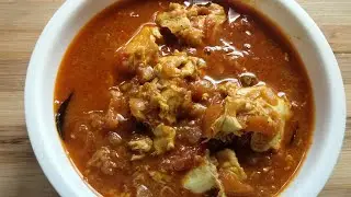 உடைத்து ஊற்றிய முட்டைக்குழம்பு | Egg drop curry in tamil | Egg recipes | egg gravy in tamil