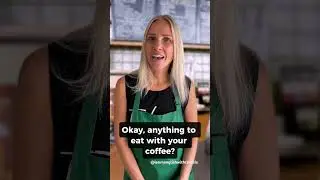 Ordering a coffee at the coffee shop in the USA #englishlessons #englishonline #englishshort