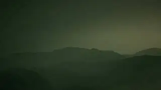 Free Stock Videos - rocky hills with mist, dust and sun rays 3D animation