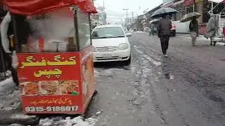 Heavy live snowfall in kalam| Snowfall kalam | winter in kalam