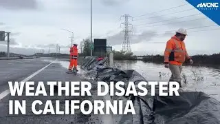 Torrential storms sweep through California