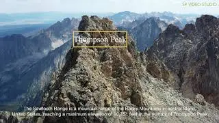 Sawtooth Mountain Stanley Idaho 4K Drone video 8.6.2020