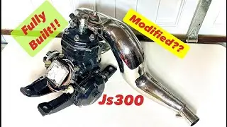 (P5) Переделка двигателя винтажного гидроцикла JS300! Труба Kerker. #2stroke #300sx #Kawasaki