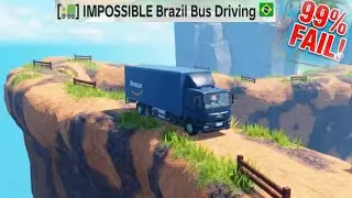 Living Inside Roblox: IMPOSSIBLE Brazil Bus Driving Challenge 🚍🇧🇷
