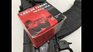 7.62x39mm, 124gr FMJ, Geco Velocity Test