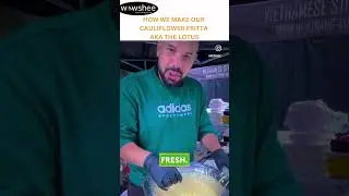 How we make our Cauliflower fritters #wowshee #london #falafel #londonfood #tameya