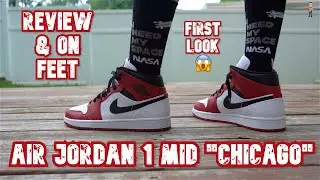 FIRST LOOK 😱 AIR JORDAN 1 MID 