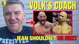 Volkanovski's Coach Previews Lopes 2, It Shouldn't Be Jean Silva Next: 