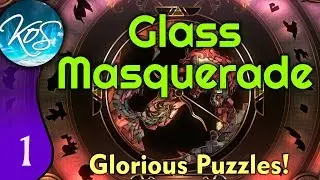 Glass Masquerade Ep 1: MASTERPIECE PUZZLES! - GIVEAWAY + First Look - Let's Play, Gameplay
