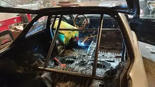 La Vaca gets a 6 Point roll Bar/half caged! Time to make her a safe Race  Car! All Motor Non Vtec!