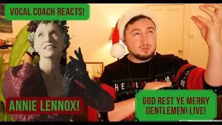 Vocal Coach Reacts! Annie Lennox! God Rest Ye Merry Gentlemen! Live!