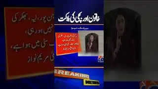 Maryam Nawaz Expresses Anger Over Death of Woman and Child - Breaking News