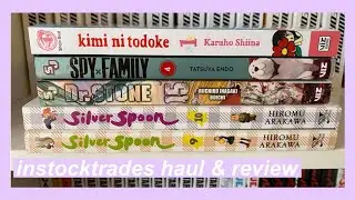 manga haul & review - instocktrades