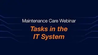 Tasks in the IT System | Work Order Software and CMMS - Maintenance Care