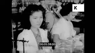 1940s Manila, Philippines, Scientific Experiments in Laboratory, 16mm