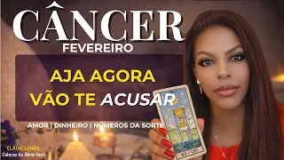 CÂNCER ♋️ FEVEREIRO/26 TENTAM TE ACUSAR, MAS A VERDADE VEM À TONA. NO AMOR, ALGUÉM TE ELEVA.❤️💍