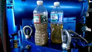 Vacuum dehydrator purifies hydraulic oil of a crane | Precision Filtration Products